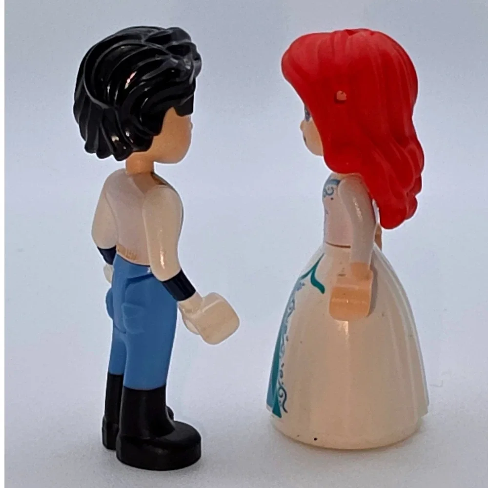 LEGO Mini Doll Figures Ariel & Prince Eric Multi Figs Good Condition Pre-owned